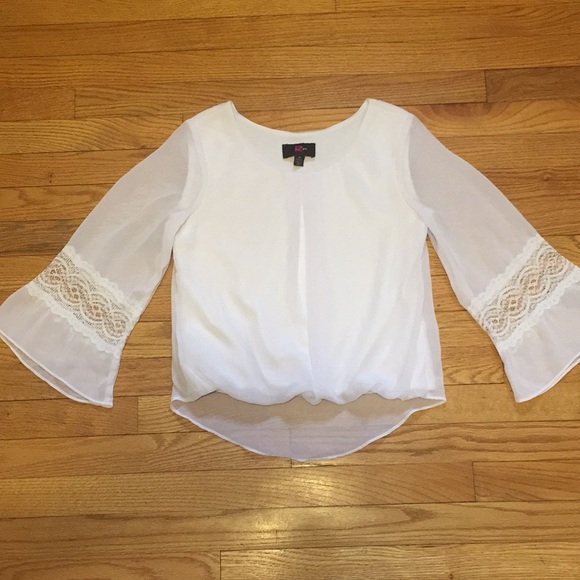 girls dressy white shirt